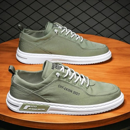 [COLLECTION 2025] Chaussures de tennis décontractées en cuir véritable - Tiendes Ekien Porsehc